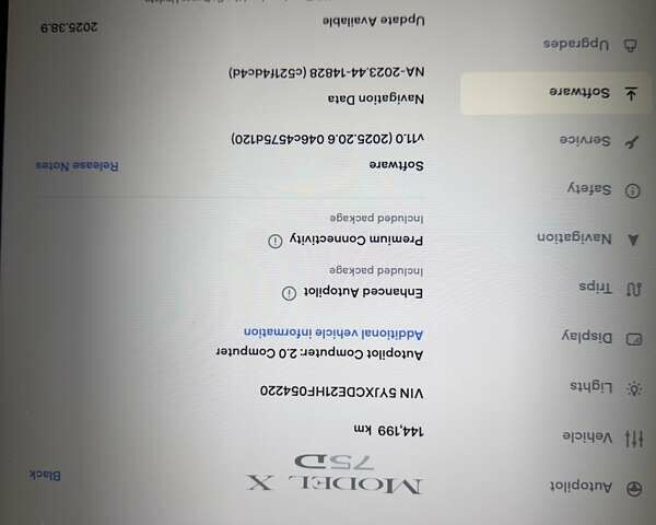 Черный Тесла Модель Х, объемом двигателя 0 л и пробегом 144 тыс. км за 22000 $, фото 5 на Automoto.ua