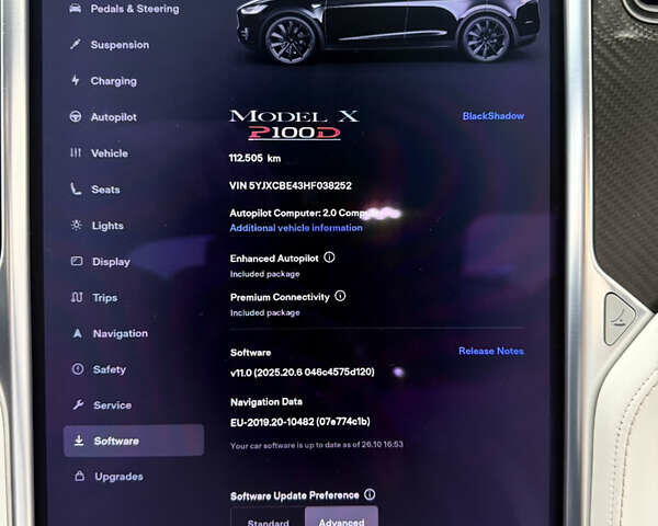 Черный Тесла Модель Х, объемом двигателя 0 л и пробегом 112 тыс. км за 37700 $, фото 62 на Automoto.ua