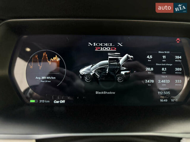 Черный Тесла Модель Х, объемом двигателя 0 л и пробегом 112 тыс. км за 37700 $, фото 38 на Automoto.ua