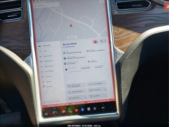 Черный Тесла Модель Х, объемом двигателя 0 л и пробегом 256 тыс. км за 13900 $, фото 12 на Automoto.ua