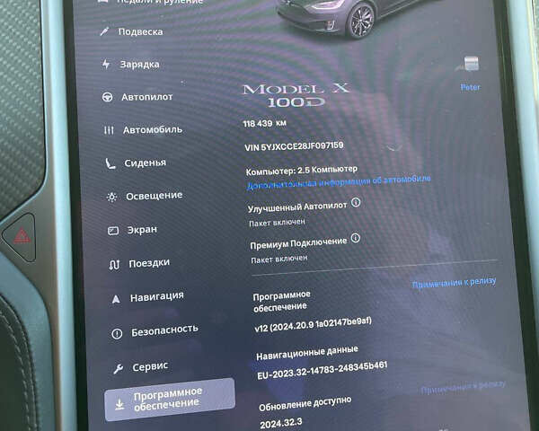 Черный Тесла Модель Х, объемом двигателя 0 л и пробегом 118 тыс. км за 33000 $, фото 28 на Automoto.ua