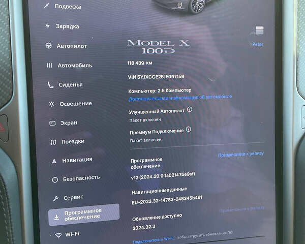 Черный Тесла Модель Х, объемом двигателя 0 л и пробегом 118 тыс. км за 33000 $, фото 32 на Automoto.ua