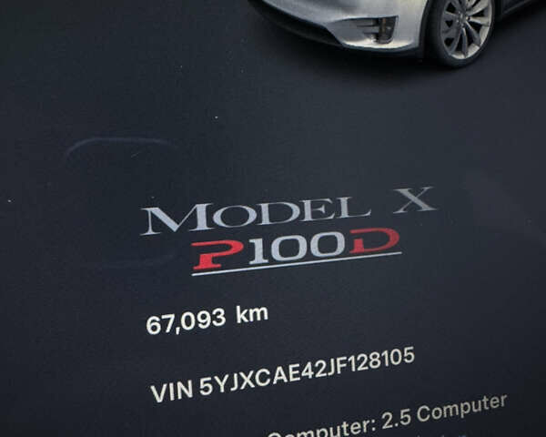 Черный Тесла Модель Х, объемом двигателя 0 л и пробегом 67 тыс. км за 26799 $, фото 15 на Automoto.ua