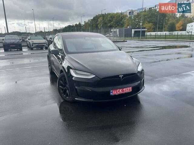 Черный Тесла Модель Х, объемом двигателя 0 л и пробегом 48 тыс. км за 46000 $, фото 1 на Automoto.ua