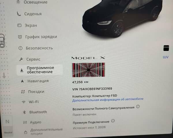 Черный Тесла Модель Х, объемом двигателя 0 л и пробегом 47 тыс. км за 63000 $, фото 36 на Automoto.ua