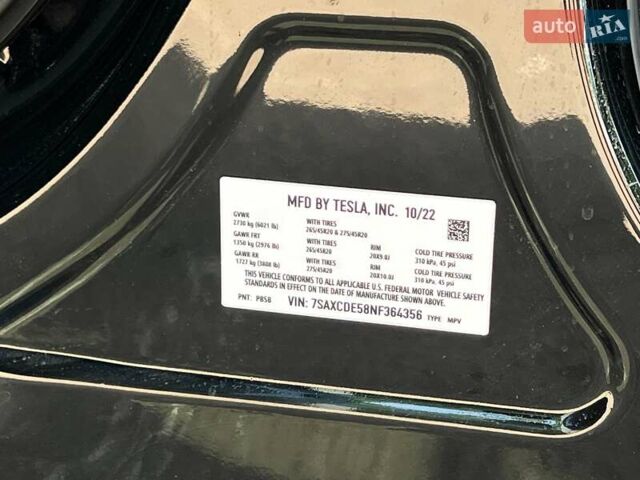 Чорний Тесла Модель Х, об'ємом двигуна 0 л та пробігом 22 тис. км за 52499 $, фото 26 на Automoto.ua