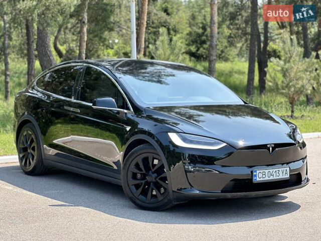 Черный Тесла Модель Х, объемом двигателя 0 л и пробегом 19 тыс. км за 47900 $, фото 1 на Automoto.ua