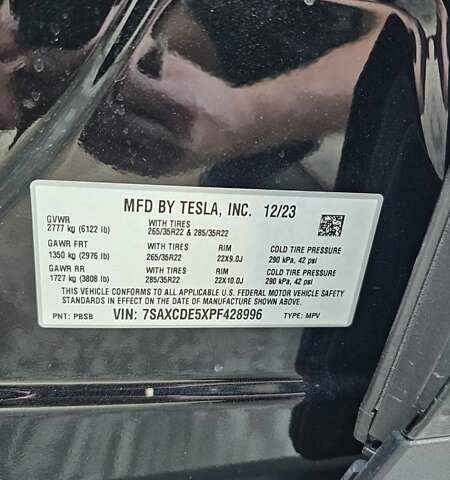 Черный Тесла Модель Х, объемом двигателя 0 л и пробегом 32 тыс. км за 55500 $, фото 28 на Automoto.ua