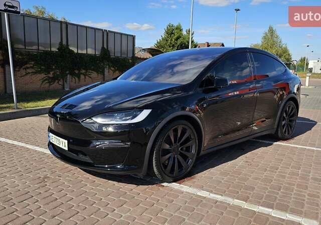 Черный Тесла Модель Х, объемом двигателя 0 л и пробегом 32 тыс. км за 55500 $, фото 5 на Automoto.ua