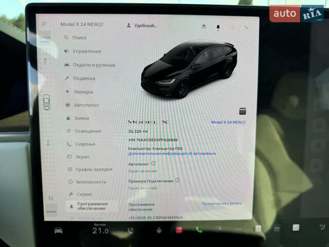 Черный Тесла Модель Х, объемом двигателя 0 л и пробегом 29 тыс. км за 51000 $, фото 22 на Automoto.ua