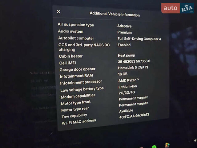 Чорний Тесла Модель Х, об'ємом двигуна 0 л та пробігом 39 тис. км за 46900 $, фото 5 на Automoto.ua