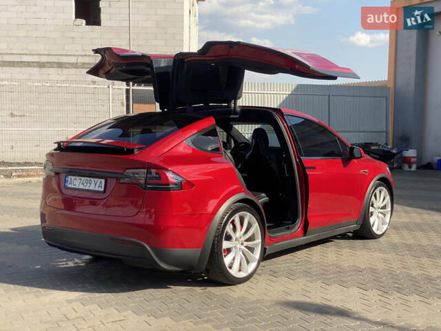 Красный Тесла Модель Х, объемом двигателя 0 л и пробегом 112 тыс. км за 22300 $, фото 14 на Automoto.ua