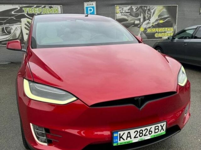 Красный Тесла Модель Х, объемом двигателя 0 л и пробегом 97 тыс. км за 36000 $, фото 16 на Automoto.ua