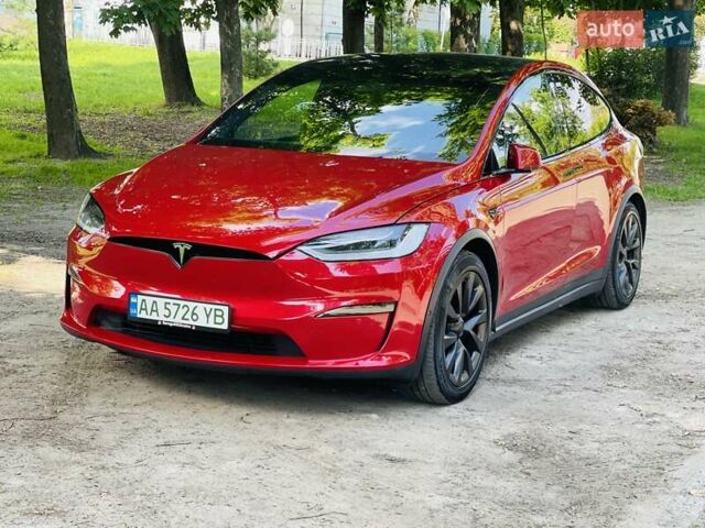 Червоний Тесла Модель Х, об'ємом двигуна 0 л та пробігом 28 тис. км за 53500 $, фото 1 на Automoto.ua