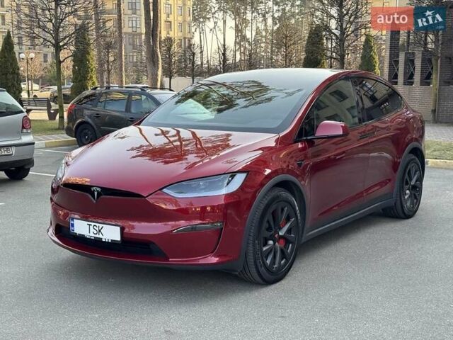 Красный Тесла Модель Х, объемом двигателя 0 л и пробегом 6 тыс. км за 55999 $, фото 2 на Automoto.ua