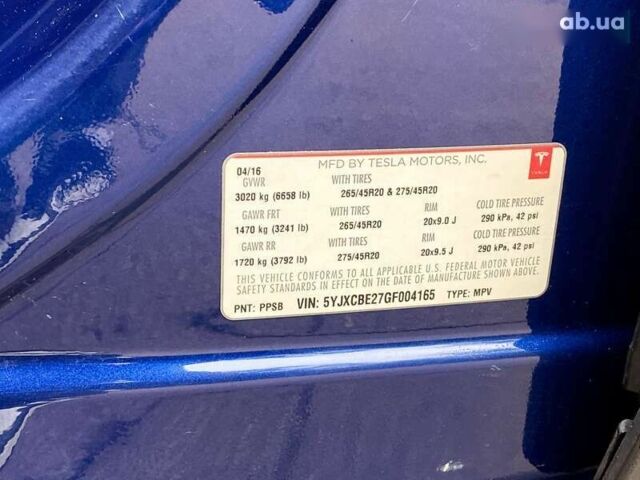 Тесла Модель Х, об'ємом двигуна 0 л та пробігом 173 тис. км за 19999 $, фото 26 на Automoto.ua