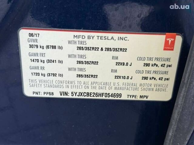 Тесла Модель Х, об'ємом двигуна 0 л та пробігом 201 тис. км за 15900 $, фото 13 на Automoto.ua