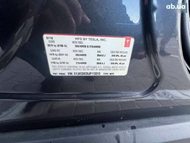 Тесла Модель Х, объемом двигателя 0 л и пробегом 170 тыс. км за 23500 $, фото 8 на Automoto.ua