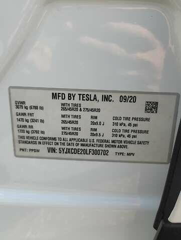 Тесла Модель Х, объемом двигателя 0 л и пробегом 61 тыс. км за 36998 $, фото 26 на Automoto.ua