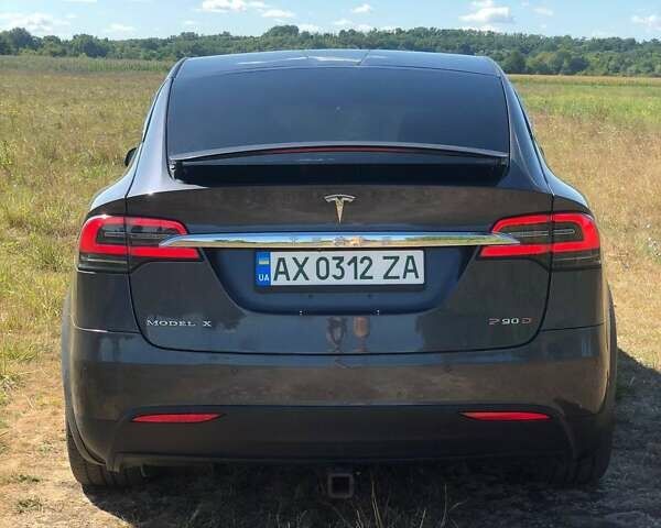 Серый Тесла Модель Х, объемом двигателя 0 л и пробегом 86 тыс. км за 37900 $, фото 6 на Automoto.ua