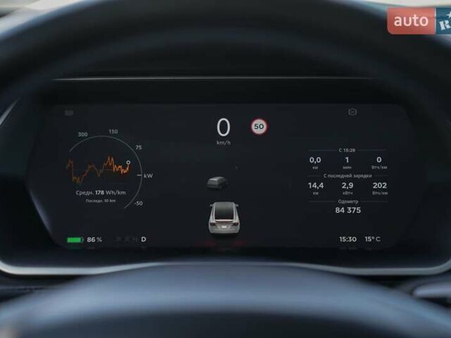 Серый Тесла Модель Х, объемом двигателя 0.38 л и пробегом 84 тыс. км за 29900 $, фото 17 на Automoto.ua