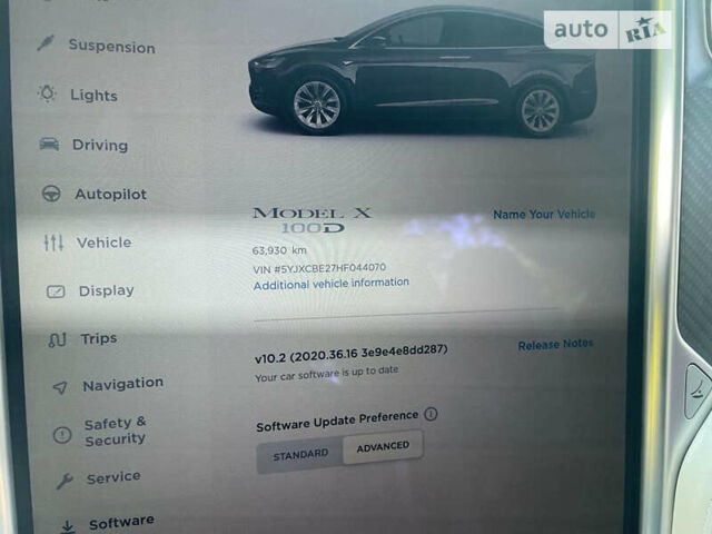 Сірий Тесла Модель Х, об'ємом двигуна 0 л та пробігом 64 тис. км за 30000 $, фото 12 на Automoto.ua