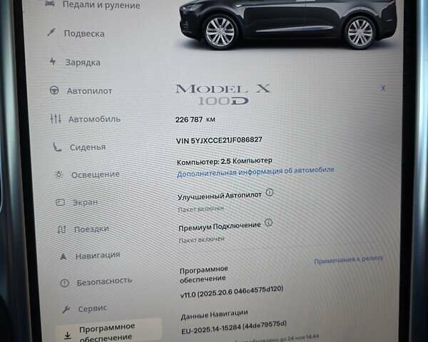 Сірий Тесла Модель Х, об'ємом двигуна 0 л та пробігом 226 тис. км за 21300 $, фото 29 на Automoto.ua