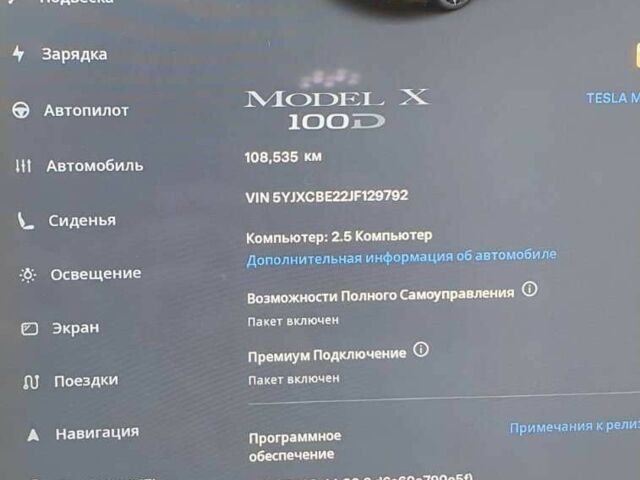 Сірий Тесла Модель Х, об'ємом двигуна 0 л та пробігом 109 тис. км за 41000 $, фото 14 на Automoto.ua
