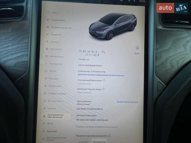 Сірий Тесла Модель Х, об'ємом двигуна 0 л та пробігом 170 тис. км за 23500 $, фото 7 на Automoto.ua