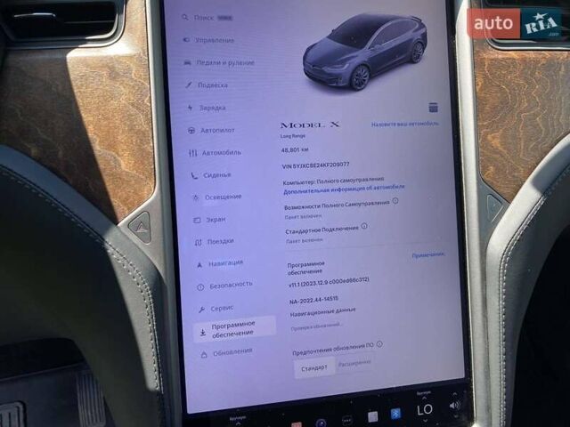 Серый Тесла Модель Х, объемом двигателя 0 л и пробегом 48 тыс. км за 62000 $, фото 3 на Automoto.ua