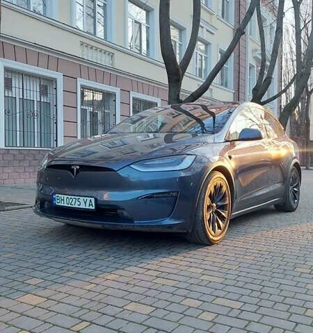 Серый Тесла Модель Х, объемом двигателя 0 л и пробегом 5 тыс. км за 52999 $, фото 8 на Automoto.ua