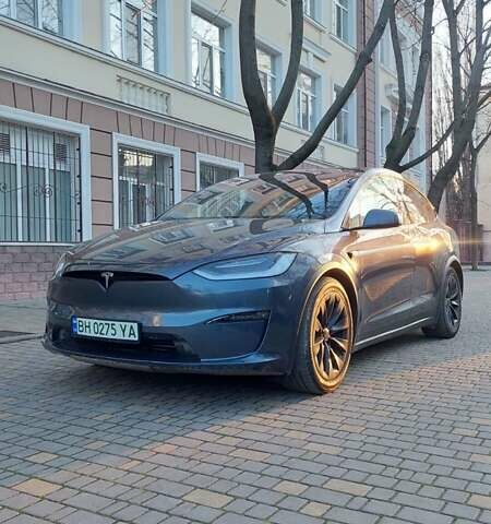 Серый Тесла Модель Х, объемом двигателя 0 л и пробегом 5 тыс. км за 52999 $, фото 7 на Automoto.ua