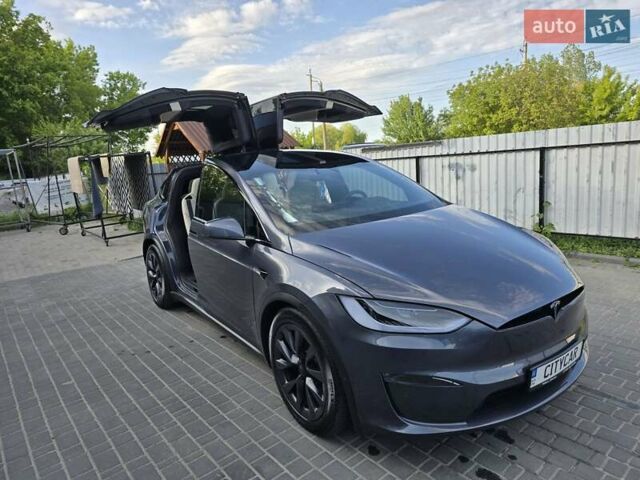 Сірий Тесла Модель Х, об'ємом двигуна 0 л та пробігом 46 тис. км за 58000 $, фото 12 на Automoto.ua