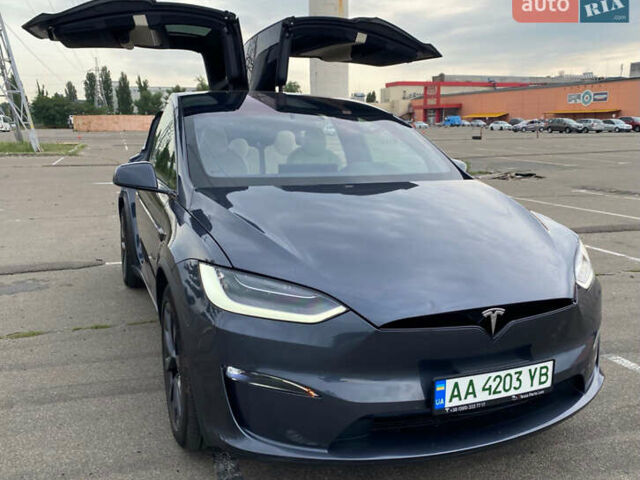 Сірий Тесла Модель Х, об'ємом двигуна 0 л та пробігом 17 тис. км за 46800 $, фото 1 на Automoto.ua
