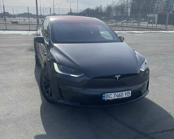 Серый Тесла Модель Х, объемом двигателя 0 л и пробегом 1 тыс. км за 53000 $, фото 1 на Automoto.ua