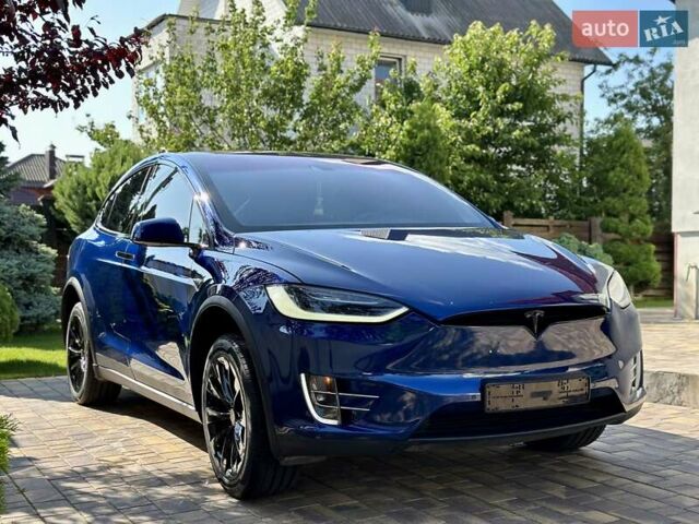 Синій Тесла Модель Х, об'ємом двигуна 2 л та пробігом 103 тис. км за 25777 $, фото 10 на Automoto.ua