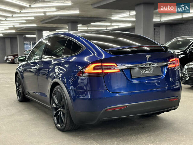 Синий Тесла Модель Х, объемом двигателя 0 л и пробегом 152 тыс. км за 28500 $, фото 4 на Automoto.ua