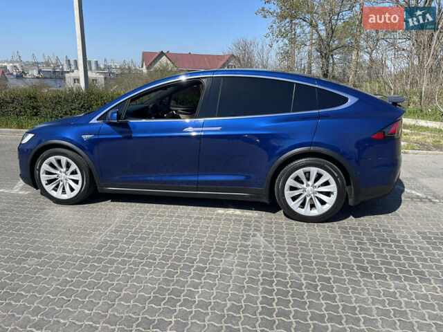 Синий Тесла Модель Х, объемом двигателя 0 л и пробегом 85 тыс. км за 21500 $, фото 5 на Automoto.ua