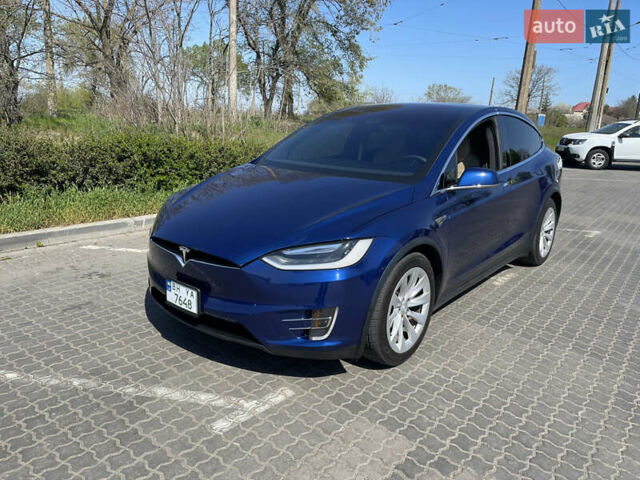 Синий Тесла Модель Х, объемом двигателя 0 л и пробегом 85 тыс. км за 21500 $, фото 6 на Automoto.ua