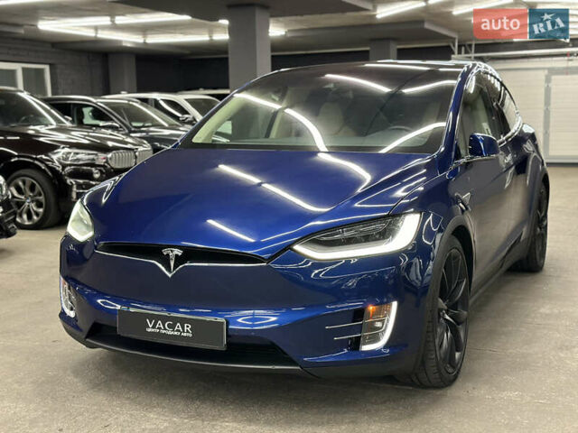 Синий Тесла Модель Х, объемом двигателя 0 л и пробегом 152 тыс. км за 28500 $, фото 10 на Automoto.ua