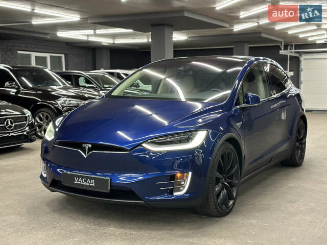 Синий Тесла Модель Х, объемом двигателя 0 л и пробегом 152 тыс. км за 28500 $, фото 11 на Automoto.ua
