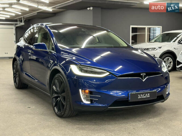Синий Тесла Модель Х, объемом двигателя 0 л и пробегом 152 тыс. км за 28500 $, фото 8 на Automoto.ua
