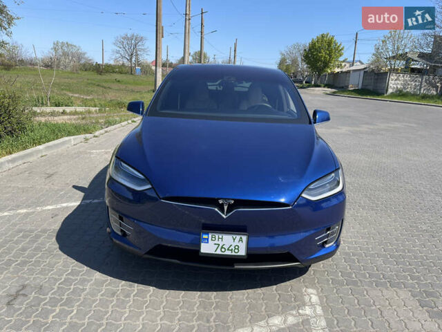 Синий Тесла Модель Х, объемом двигателя 0 л и пробегом 83 тыс. км за 23500 $, фото 4 на Automoto.ua