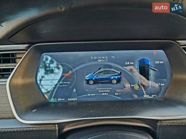 Синій Тесла Модель Х, об'ємом двигуна 0 л та пробігом 87 тис. км за 21400 $, фото 36 на Automoto.ua