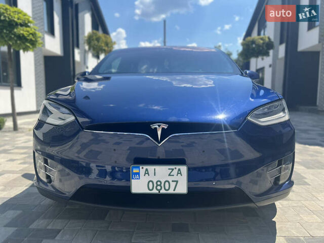 Синий Тесла Модель Х, объемом двигателя 0 л и пробегом 165 тыс. км за 21000 $, фото 5 на Automoto.ua