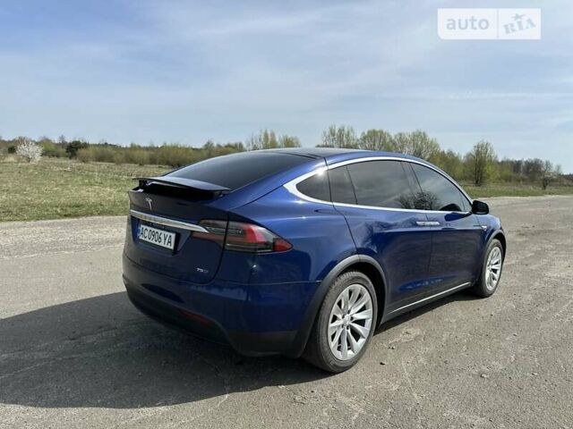 Синий Тесла Модель Х, объемом двигателя 0 л и пробегом 129 тыс. км за 29500 $, фото 6 на Automoto.ua