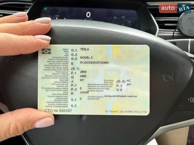 Синий Тесла Модель Х, объемом двигателя 0 л и пробегом 184 тыс. км за 21800 $, фото 18 на Automoto.ua