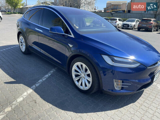 Синий Тесла Модель Х, объемом двигателя 0 л и пробегом 85 тыс. км за 21500 $, фото 3 на Automoto.ua