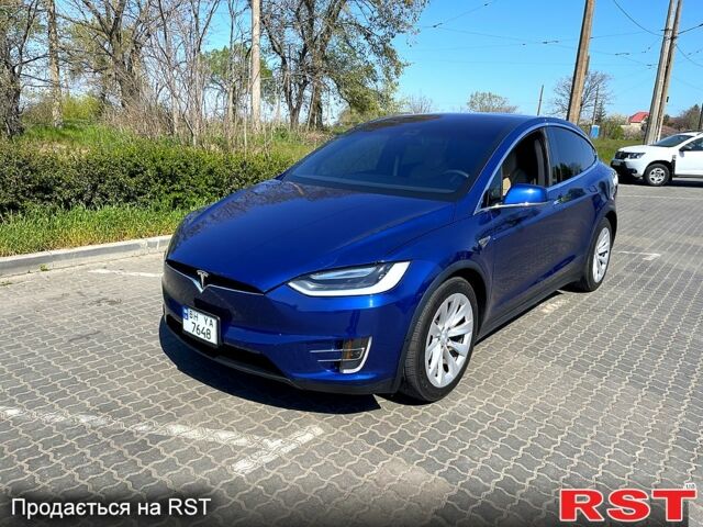 Синий Тесла Модель Х, объемом двигателя 0 л и пробегом 86 тыс. км за 21500 $, фото 5 на Automoto.ua