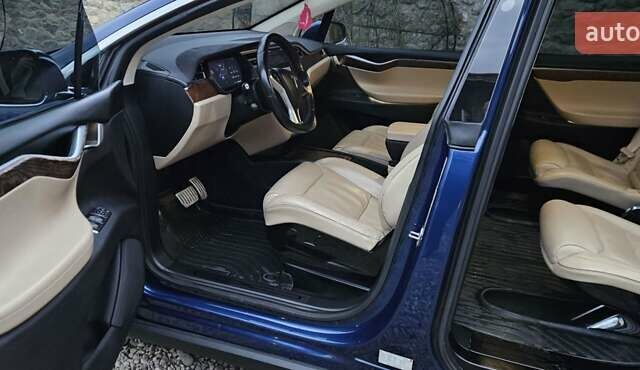 Синий Тесла Модель Х, объемом двигателя 0 л и пробегом 99 тыс. км за 27500 $, фото 7 на Automoto.ua